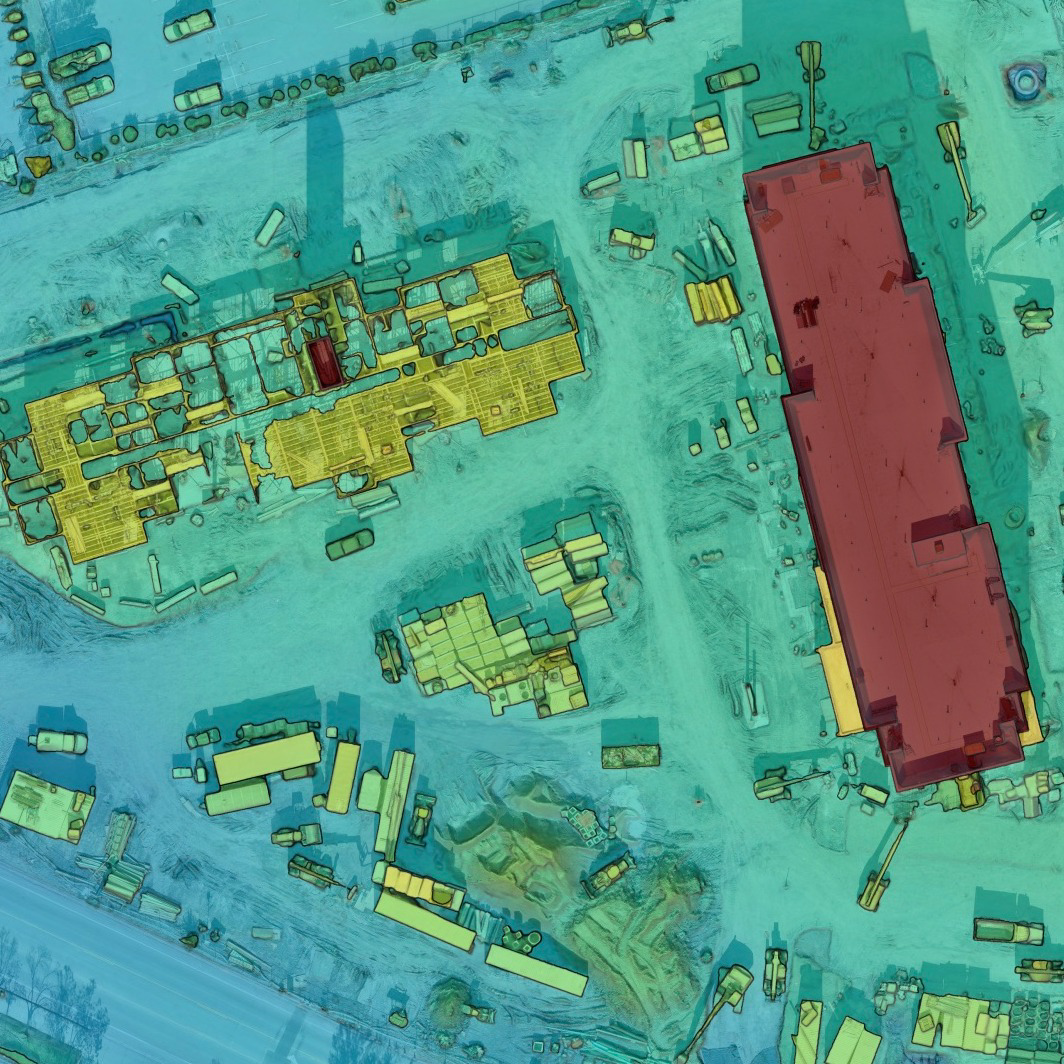 Drone capturing infrastructure inspection images