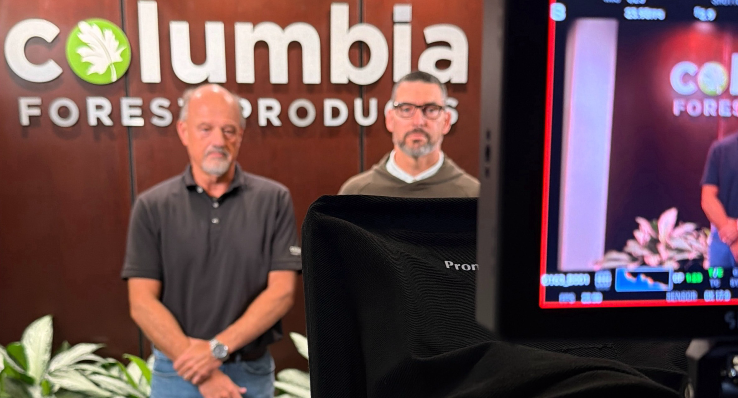 Internal communication video shoot for company